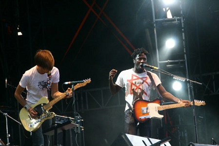 zwei musiker vom bloc party